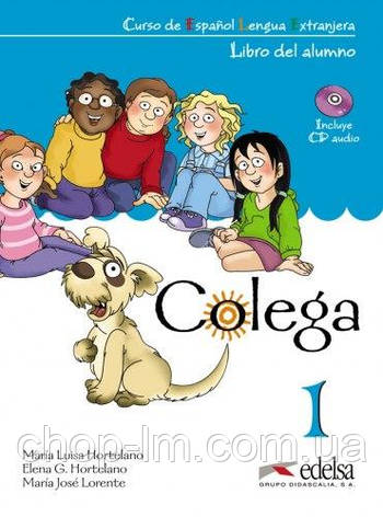 Colega 1 Libro del alumno + Libro de ejercicios + Audio CD (Підручник + зошит) / Іспанська мова. Edelsa, фото 1
