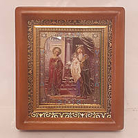 Ікона Стрітення Господнє, лик 10х12 см, в коричневому дерев'яному кіоті