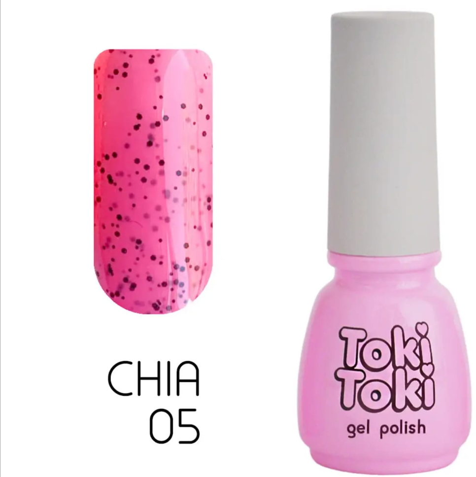 Гель лак для нігтів Toki-Toki Гель-лак Chia №5 5 мл