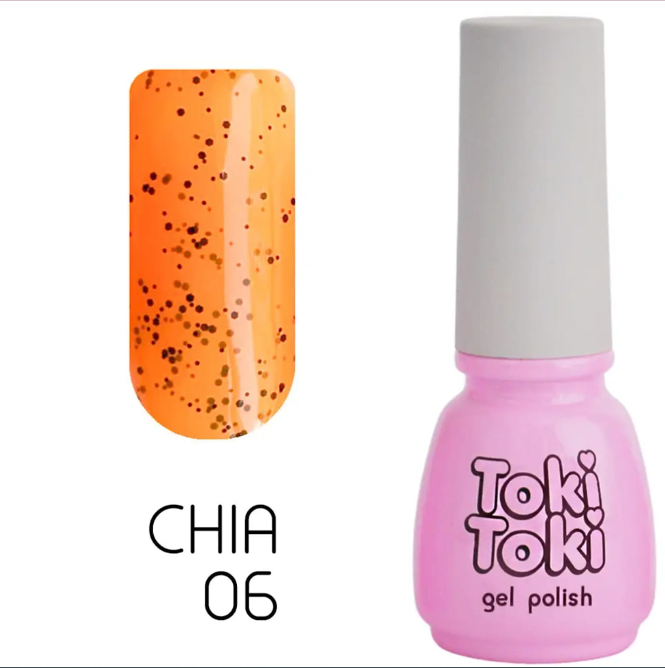 Гель лак для нігтів Toki-Toki Chia №6 5 мл