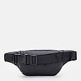 Чоловіча шкіряна сумка на пояс Keizer K10023bl-black, фото 2