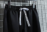Теплий спортивний костюм чоловічий зимовий на флісі чорний, фото 5