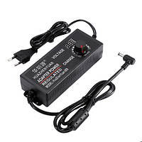 Регульований блок живлення 9-24В 5А, 5.5x2.5 мм, з вольтметром