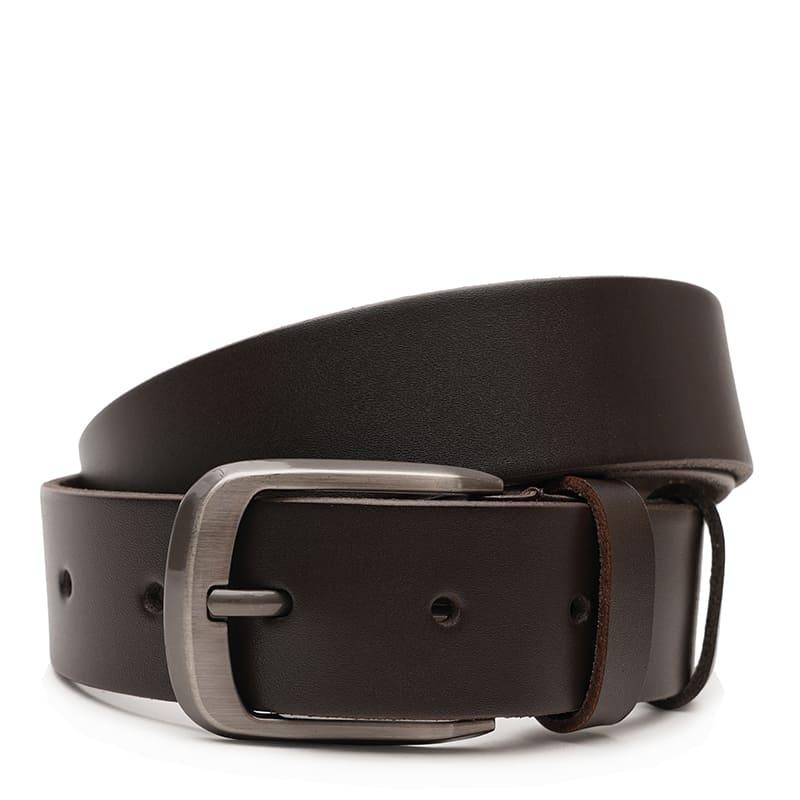 Чоловічий шкіряний ремінь Borsa Leather V1115FX03-brown, фото 1