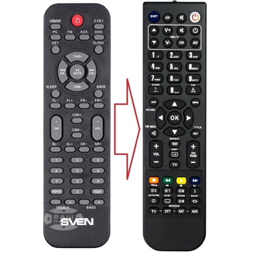 Пульт для SVEN HT-200 (аналог), фото 1