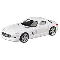 Машина металлическая MERCEDES-BENZ SLS AMG "WELLY" 44033CW масштаб 1:43 Белый, World-of-Toys