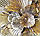 Настінний декор "Пара квіток" із металу Гранд Презент 81421, фото 3