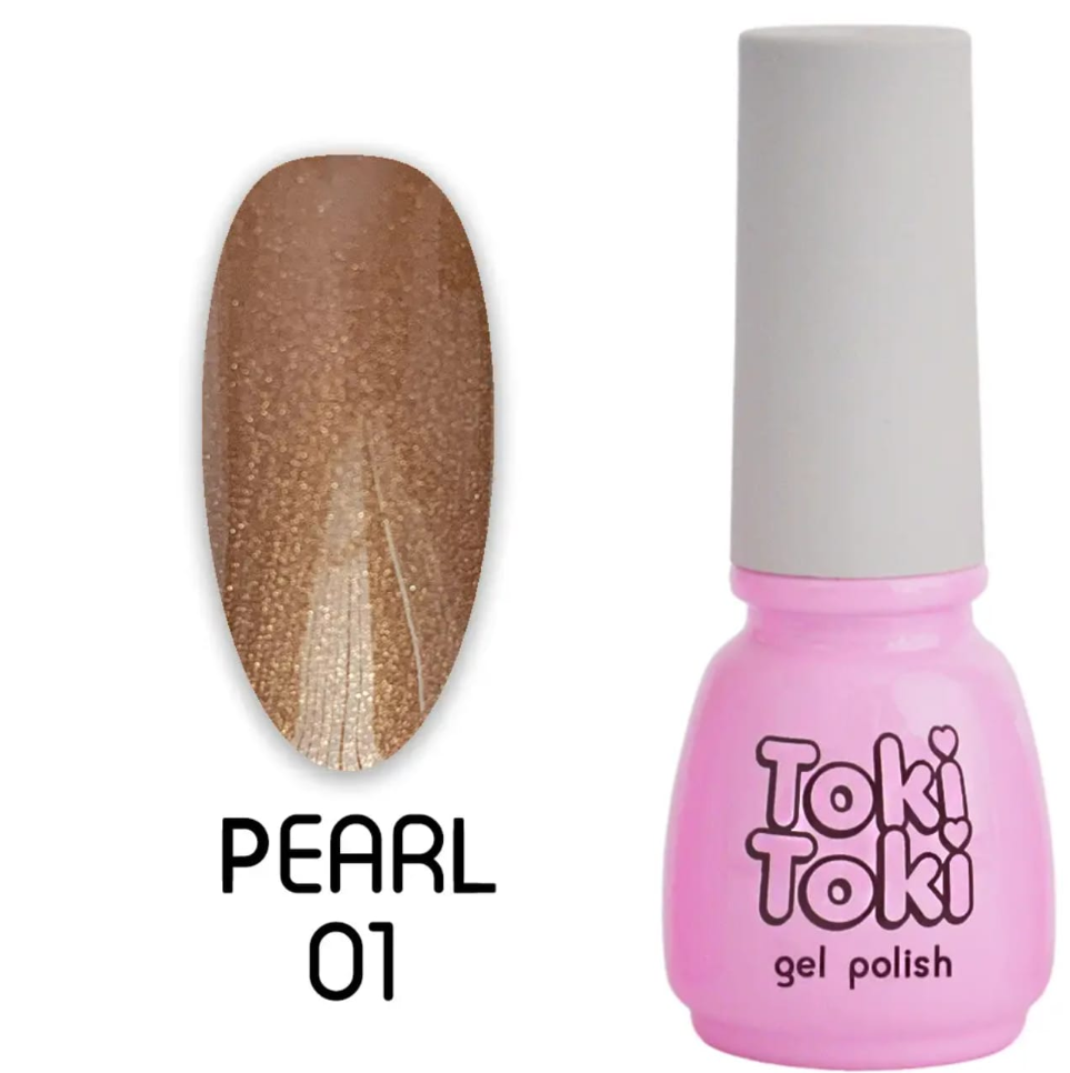 Гель лак для нігтів Toki-Toki Гель-лак Pearl №1 5 мл