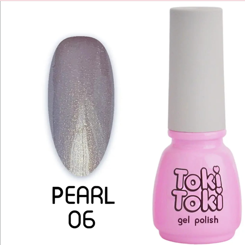 Гель лак для нігтів Toki-Toki Гель-лак Pearl №6 5 мл