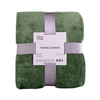 Плед Ardesto Flannel зелений 160х200 см