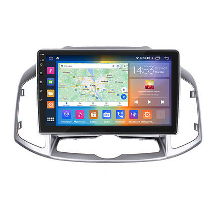 Штатна магнітола 10" Lesko для Chevrolet Captiva I Рестайлінг 2011-2013 4/64Gb CarPlay 4G Wi-Fi GPS Prime, фото 1