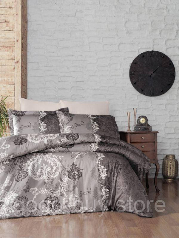 First Choice Lona brown постільна білизна сатин евро 200х220