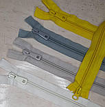 Блискавка спиральна №7 довжина 100см роз'ємна фіолетово-синя, фото 4