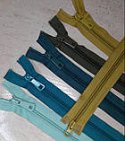 Блискавка спиральна №7 довжина 100см роз'ємна фіолетово-синя, фото 3