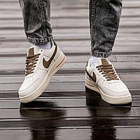 Білі жіночі кросівки Nike Air Force 1 Essential. Кроси з кольоровими деталями Найк Аїр Форс жіночі., фото 6
