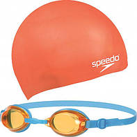 Дитячий набір для плавання Speedo Jet V2 Swim Set шапочка та окуляри (8-09302B996-1)