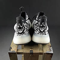 Кросівки жіночі літні білі Adidas Yeezy Boost 350. Легкі жіночі кроси Адідас Ізі Буст 350 білі, фото 3