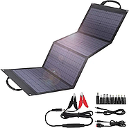 Складний сонячний зарядний пристрій Solar panel BIGblue B406 80W Сонячна панель, фото 5