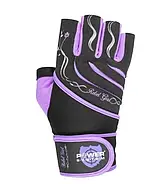 Рукавички для фітнесу та важкої атлетики Power System Rebel Girl жіночі PS-2720 Purple M, фото 4
