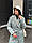 Модне жіноче молодіжне стеганое пальто "Стокгольм ", оливка, фото 5