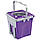 Набір для прибирання швабра з відром 9 л. пурпуровий BST 166193, фото 3