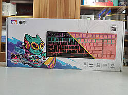 Механічна клавіатура STK130 RGB підсвітка 87 клавіш