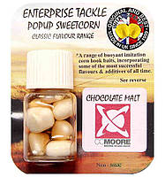 Искусственная кукуруза ENTERPRISE TACKLE Pop-Up CC MOORE CHOCOLATE MALT, White,ET13FCCC