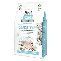 Сухой корм Brit Care Cat GF Insect для котов с пищевой непереносимостью с насекомыми и сельдью 2 кг