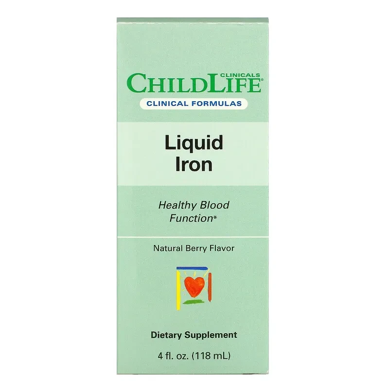 ChildLife Clinicals, залізо у рідкій формі, смак натуральних ягід, 118 мл, фото 1