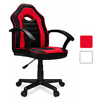 Кресло геймерское компьютерное спортивное Home Fest ELIS игровое для геймеров поворотный стул W_1391 Красный
