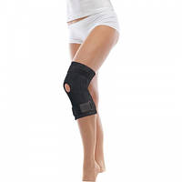 Бандаж коленного сустава с ребрами жесткости на шарнирах, неопреновый, ТИП 511 L
