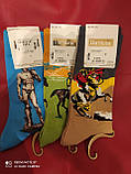 Шкарпетки з принтом кольорові ТМ Наталі 37-45, фото 2