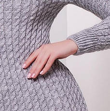 Тепла в'язана сукня в обтяжку р.42-46, фото 5