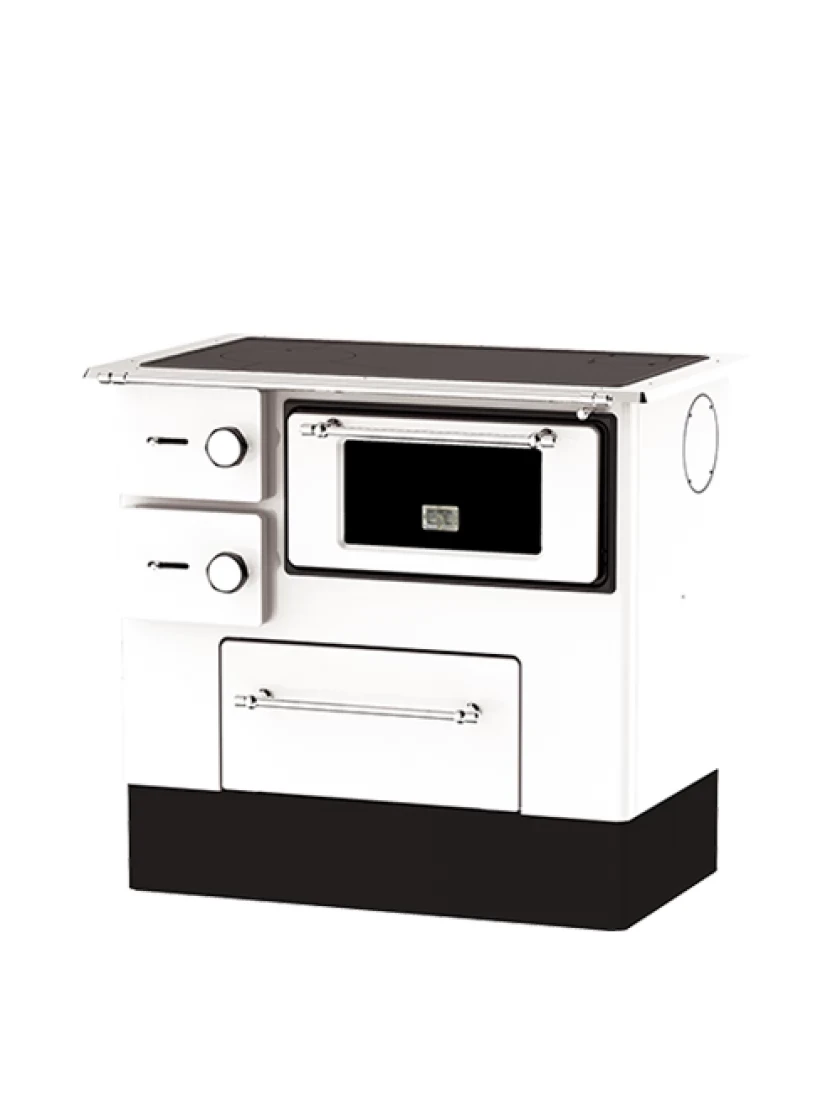 Сталева піч Alfa-Plam REGULAR 46 ELEGANT R біла, фото 1