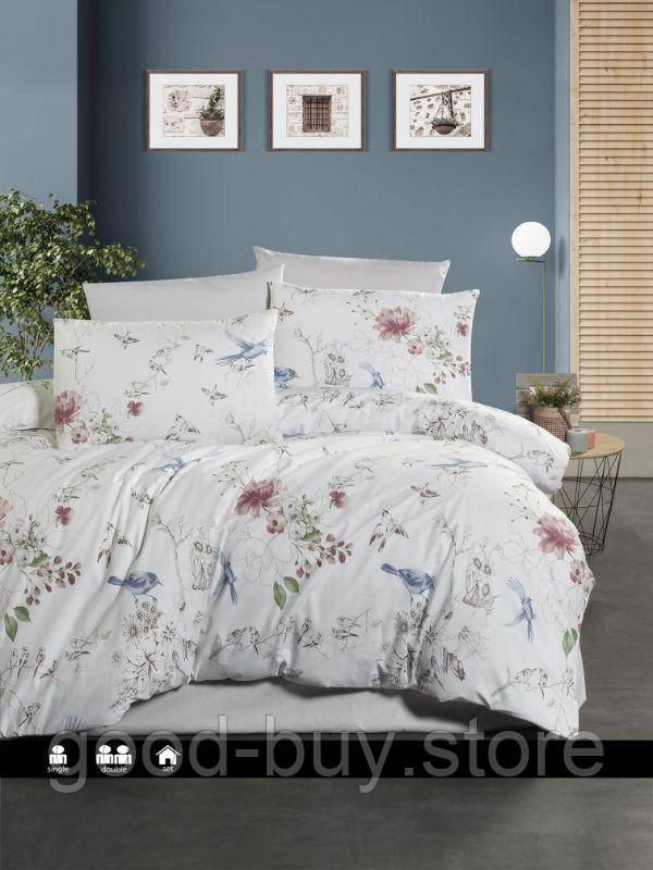 First Сhoice Hope grey постільна білизна ранфорс полуторний 160х220