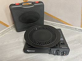 Портативна газова плита GEKO 2.5 к.Вт + гриль (без перехідника)