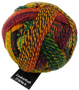 Шкарпеткова пряжа ZAUBERBALL STARKE 6