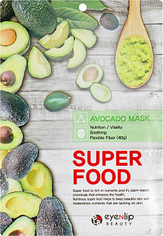 Тканинна маска з екстрактом авокадо Eyenlip Super Food Avocado Mask 23 мл.