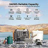 Зарядна станція Flashfish Portable Power Station A501 500W Solar Generator 540Wh 150000mAh, фото 6