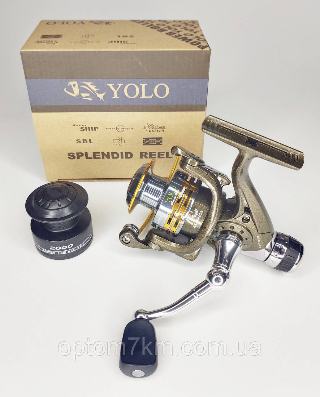 Котушка YOLO SN-3000R 7bb задній фрикц