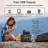 Зарядна станція FlashFish P60 Portable Power Station 560W/520Wh, фото 4