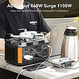 Зарядна станція FlashFish P60 Portable Power Station 560W/520Wh, фото 5