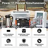 Зарядна станція FlashFish P60 Portable Power Station 560W/520Wh, фото 6