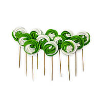 Безе на паличці Біло-зелене 1 шт