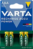 Аккумулятор Varta Recharge Accu ААА (HR03) 800mAh 1.2V NiMh 4шт