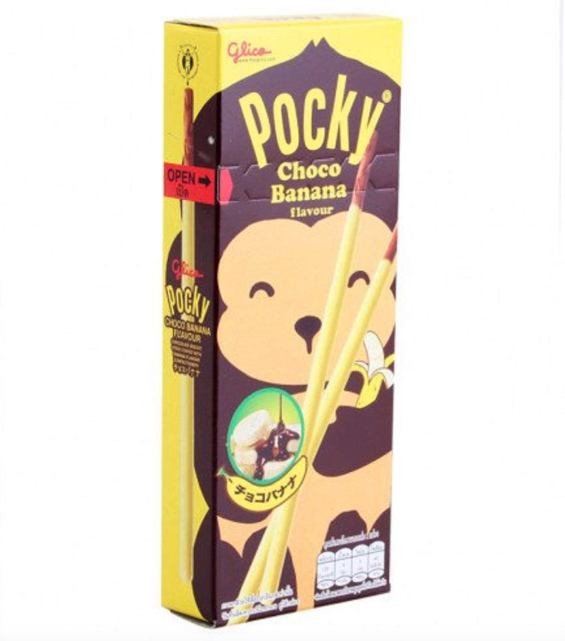 Соломка японская Glico Pocky Biscuit Sticks со вкусом банана 25 г, Таиланд - фото 2 - id-p1711801903