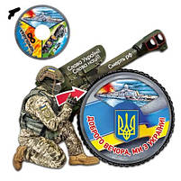 Магніт деревяний "Доброго вечора. Україна", слойка, фото 2