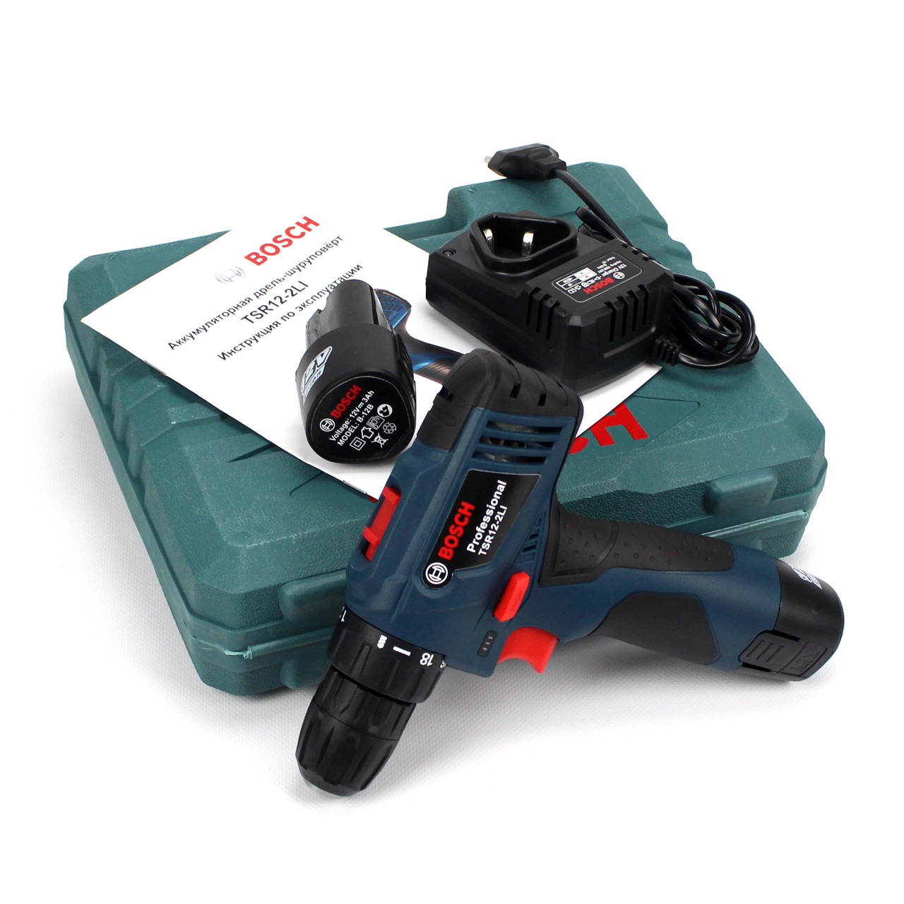 Шуруповерт Bosch TSR12-2LI (12V 3Ah Li-Ion). Професійний шуруповерт Бош