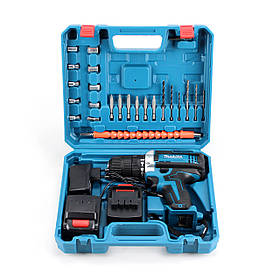 Шуруповерт Makita DF 550 DWE (24V, 5.0 AH) покращений, з набором інструментів. Акумуляторний шуруповерт Макіта