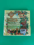 Серветки паперові новорічні (ЗхЗЗ, 18 шт.) "Чарівне вінок" Luxy (1 пачка), фото 4